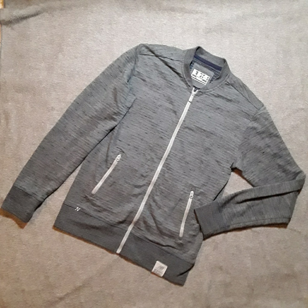 Gray New Balance Sweater full zip